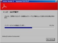 Adobe Reader X - セットアップ(01)